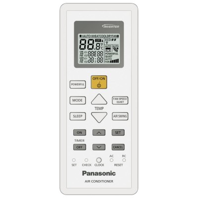 Кондиціонер Panasonic Super Compact BZ 25м2 інвертор 9000BTU 2.5кВт A++/A+ -15°С R32 білий
