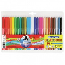 Фломастери Centropen 7550/24 COLOUR WORLD, 24 colors (7550/24 ТП) Фломастери Centropen 7550/24 COLOUR WORLD, 24 colors (7550/24 ТП)