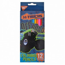 Олівці кольорові Yes M-Trucks 12 кольорів (290527) Олівці кольорові Yes M-Trucks 12 кольорів (290527)