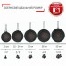 Сковорода з кришкою Tefal Day by Day, 20см, з кришкою, алюміній, бакеліт, скло, чорний