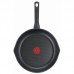 Сковорода з кришкою Tefal Day by Day, 20см, з кришкою, алюміній, бакеліт, скло, чорний