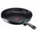Сковорода з кришкою Tefal Day by Day, 20см, з кришкою, алюміній, бакеліт, скло, чорний