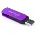 USB флеш накопитель eXceleram 64GB P2 Series Grape/Black USB 2.0 (EXP2U2GPB64)