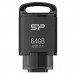 USB флеш накопитель Silicon Power 64GB C10 Black USB 3.1 / Type-C (SP064GBUC3C10V1K)