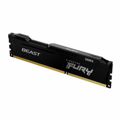 Модуль памяти для компьютера DDR3 8GB 1600 MHz Fury Beast Black HyperX (Kingston Fury) (KF316C10BB/8)