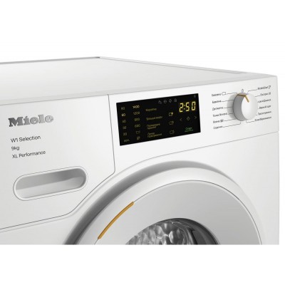 Пральна машина Miele WSD 164 WCS фронтальна, 9кг, 1400, A+++, 63.6см, дисплей, інвертор, Wi-Fi, білий