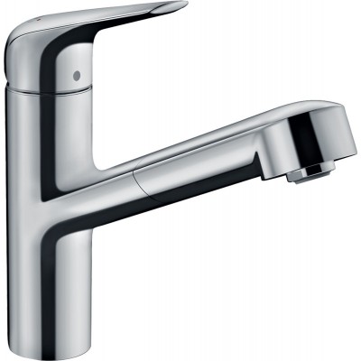 Змішувач для кухні Hansgrohe Focus M42, довж.виливу - 225мм, витяжний, 1важіль, KM150sBox, хром