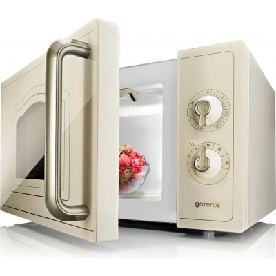 Мікрохвильова піч Gorenje, 20л, мех. керув., 700Вт, бежевий
