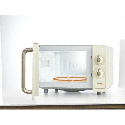 Мікрохвильова піч Gorenje, 20л, мех. керув., 700Вт, бежевий