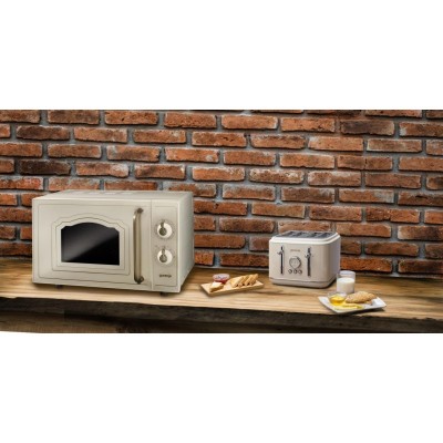 Мікрохвильова піч Gorenje, 20л, мех. керув., 700Вт, бежевий