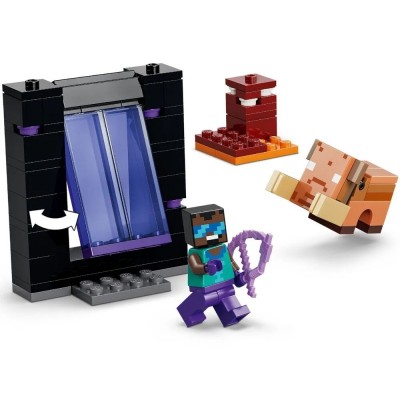 Конструктор LEGO Minecraft Подорож до Нижнього світу та Порталу до Краю