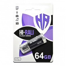USB флеш накопичувач Hi-Rali 64GB Corsair Series Black USB 2.0 (HI-64GBCORBK) USB флеш накопичувач Hi-Rali 64GB Corsair Series Black USB 2.0 (HI-64GBCORBK)