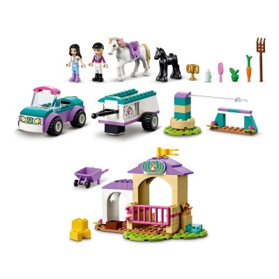 Конструктор LEGO Friends Тренування коней і причіп для перевезення 41441