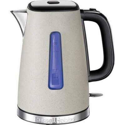 Електрочайник Russell Hobbs Luna Stone, 1.7л, метал, під камінь, бежевий