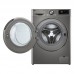 Пральна машина LG фронтальна, 11кг, 1400, A, 57см, дисплей, пара, інвертор, сріблястий