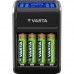 Зарядное устройство для аккумуляторов Varta LCD PLUG CHARGER +4*AA 2100 mAh (57687101441)