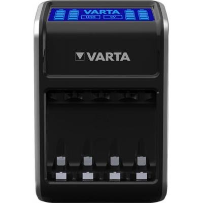 Зарядное устройство для аккумуляторов Varta LCD PLUG CHARGER +4*AA 2100 mAh (57687101441)