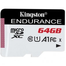 Карта пам'яті Kingston 64GB microSDXC class 10 UHS-I U1 A1 High Endurance (SDCE/64GB) Карта пам'яті Kingston 64GB microSDXC class 10 UHS-I U1 A1 High Endurance (SDCE/64GB)
