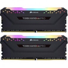 Модуль пам'яті для комп'ютера DDR4 32GB (2x16GB) 3200 MHz Vengeance RGB Pro Black CORSAIR (CMW32GX4M2C3200C16)