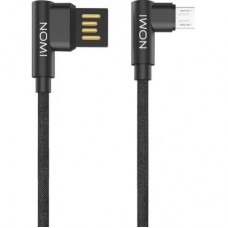 Дата кабель USB 2.0 AM to Micro 5P 1.0m DCPQ Black Nomi (344268) Дата кабель USB 2.0 AM to Micro 5P 1.0m DCPQ Black Nomi (344268)
