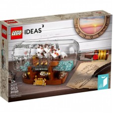 Конструктор LEGO Ideas Корабель у пляшці 962 деталей (92177) Конструктор LEGO Ideas Корабель у пляшці 962 деталей (92177)