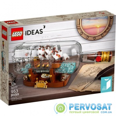 Конструктор LEGO Ideas Корабль в бутылке 962 деталей (92177)