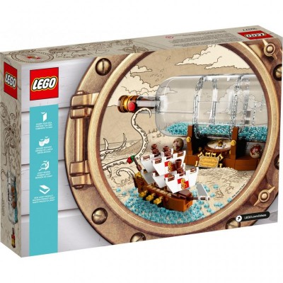 Конструктор LEGO Ideas Корабель у пляшці 962 деталей (92177)