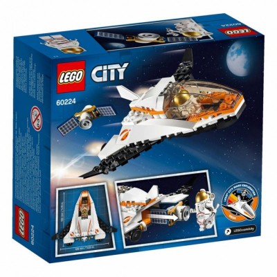Конструктор LEGO City Місія з ремонту супутника 84 деталі (60224)