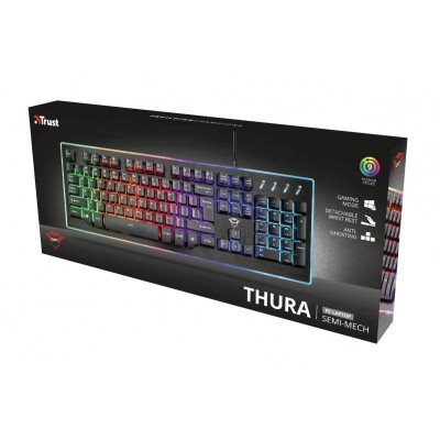 Клавіатура ігрова Trust GXT 860 Thura Semi-mechanical Black