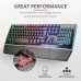 Клавіатура ігрова Trust GXT 860 Thura Semi-mechanical Black