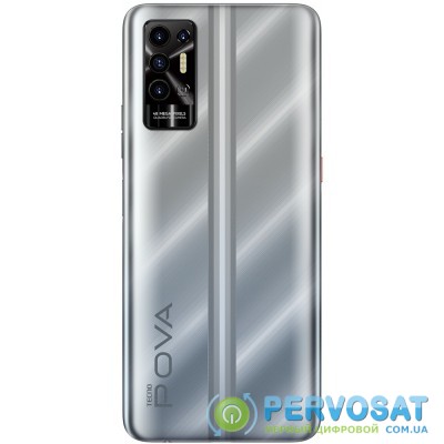Смартфон TECNO POVA-2 (LE7n) 4/128Gb NFC Dual SIM Polar Silver