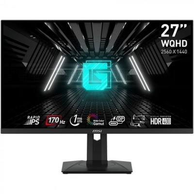 Монітор MSI 27&quot; G274QPF 2xHDMI, DP, USB-C, Audio, IPS, 2560x1440, 170Hz, 1ms, sRGB 121%, AdaptiveSync, Pivot, HDR400