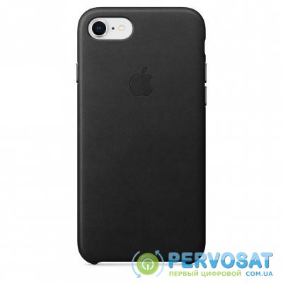 Чехол для моб. телефона Apple iPhone 8 / 7 Leather Case - Black (MQH92ZM/A)