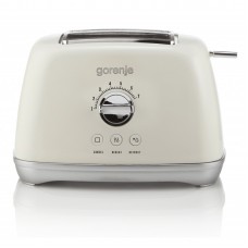 Тостер Gorenje T900RL/1000 Вт./ф-ція разогріву/7 режимов/ метал+пластік/бежевий Тостер Gorenje T900RL/1000 Вт./ф-ція разогріву/7 режимов/ метал+пластік/бежевий