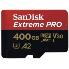 Карта пам'ятi SanDisk 400GB microSDXC C10 UHS-I U3 R170/W90MB/s Extreme Pro V30 + SD Карта пам'ятi SanDisk 400GB microSDXC C10 UHS-I U3 R170/W90MB/s Extreme Pro V30 + SD