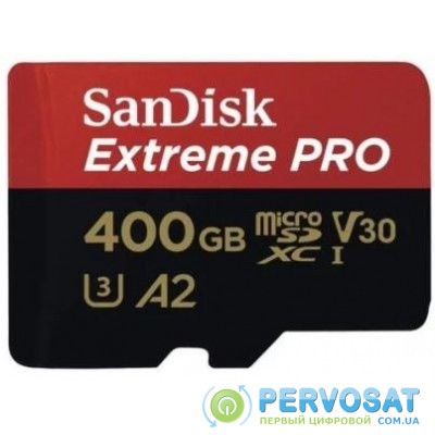 SanDisk Extreme Pro microSDXC UHS-I A2 V30 U3 Class10[SDSQXCZ-400G-GN6MA]