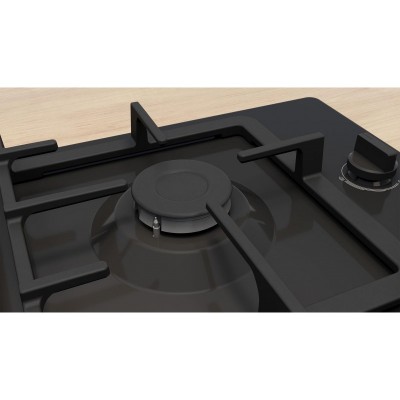 Варильна поверхня Bosch газова, 60см, чавун, WOK,чорний