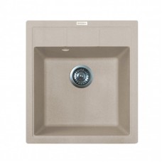 Мийка кухонна Adamant Brick, штучний камінь, квадрат, без крила, 460x515x200мм, чаша - 1, врізна, Avena Мийка кухонна Adamant Brick, штучний камінь, квадрат, без крила, 460x515x200мм, чаша - 1, врізна, Avena