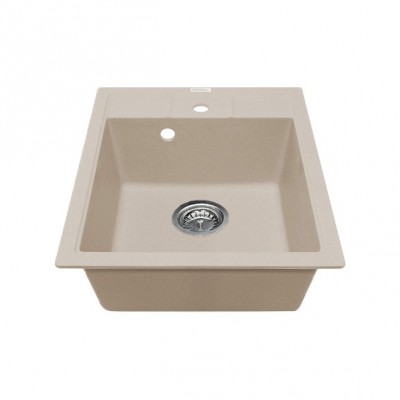 Мийка кухонна Adamant Brick, штучний камінь, квадрат, без крила, 460x515x200мм, чаша - 1, врізна, Avena