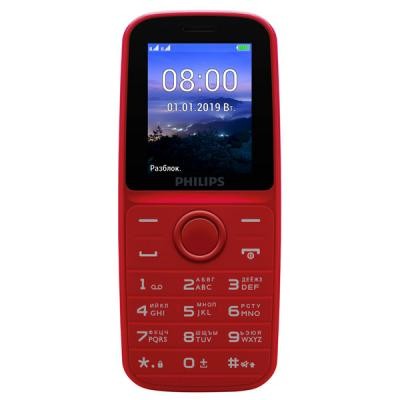 Мобильный телефон PHILIPS Xenium E109 Red