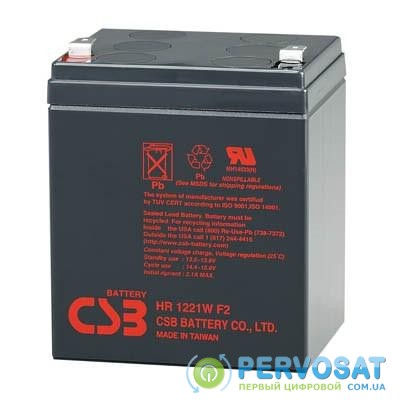 Батарея к ИБП 12В 5 Ач CSB (HR1221W F2)