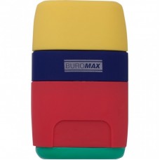 Точилка BUROMAX RUBBER TOUCH /large, container, eraser (BM.4771-1) Точилка BUROMAX RUBBER TOUCH /large, container, eraser (BM.4771-1)