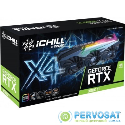 Відеокарта INNO3D GeForce RTX3080 Ti 12Gb GDDR6 iChill X4 LHR