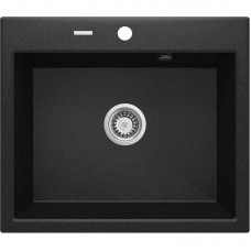 Мийка кухонна Deante Andante, граніт, прямокутник, без крила, 600х520х210мм, чаша - 1, накладна, графіт Мийка кухонна Deante Andante, граніт, прямокутник, без крила, 600х520х210мм, чаша - 1, накладна, графіт