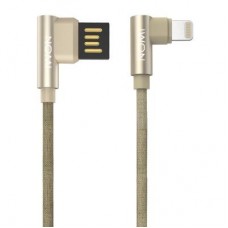 Дата кабель USB 2.0 AM to Lightning 1.0m Gold Nomi (344272) Дата кабель USB 2.0 AM to Lightning 1.0m Gold Nomi (344272)