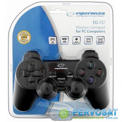 Геймпад Esperanza Vibration gamepad USB warrior (EG102)