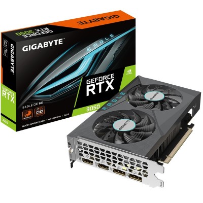 Відеокарта GIGABYTE GeForce RTX 3050 6GB GDDR6 EAGLE OC