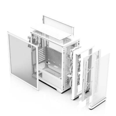 Корпус Zalman Z10 Duo без БЖ, 2xUSB3.0, 1xUSB Type-C, 3x140мм ARGB, 1x120мм ARGB, VGA 395мм, LCS ready, TG Side Panel, EATX,  білий