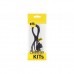 Дата кабель USB 2.0 AM to Micro 5P 1.0m 1 A Kit (KITS-W-001)