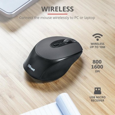 Мышка Trust Zaya Rechargeable Wireless Black (23809)